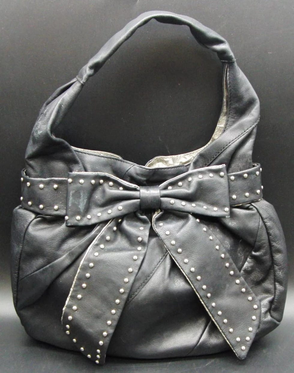 Studded Bow Handbag