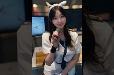 清楚で甘い司会スタイル：阿部華也子さんへのオマージュ作品。Fresh and Sweet Hosting Style: A Tribute to Kayanoko Abe #cute