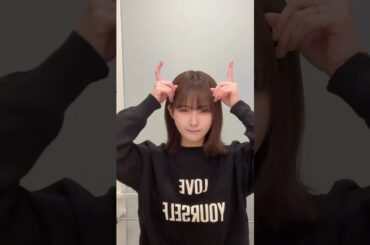 元HKT48 田中美久 もっと髪の毛切るのだ