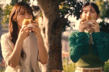 櫻坂46・中嶋優月＆村山美羽がマックに夢中！「しあわせ顔」に癒される