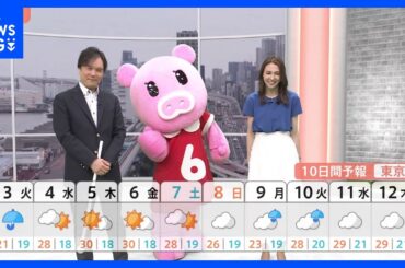 【6月3日 関東の天気】雨具・羽織り物が必須｜TBS NEWS DIG