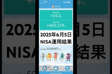 2025年6月5日 NISA運用結果(旧積立NISAも含む)#NISA