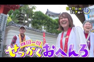 【番宣】四国一周せっかくおへんろ！▽滝 香織アナが高知へ！▽よるマチ！2025-06-11（水）よる7時！