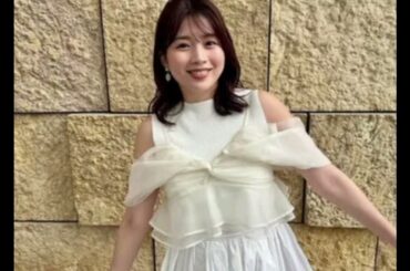 「山形が産んだ天使」テレ朝・田中萌アナ、美肩あらわなホワイトコーデにきゅん「可愛い美しい」「綺麗だな～