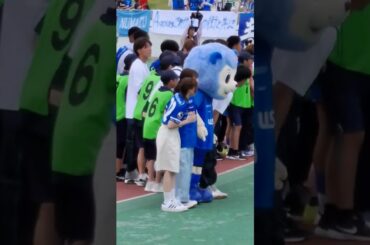 【ラブライブ・ダービー】試合後の勝利のラインダンス、逢田梨香子さん・斉藤朱夏さんを中心に #アスルクラロ沼津 #ラブライブサンシャイン #ツエーゲン金沢