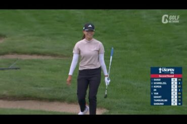 【全米女子25】渋野日向子が暫定2位タイ浮上　35ydのチップインを皮切りに10番から3連続バーディ