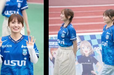 「ラブライブ！サンシャイン‼ 2025.6.8  J3リーグ 第15節 アスルクラロ沼津 vs ツエーゲン金沢 　「Ａｑｏｕｒｓ」　逢田梨香子　斉藤朱夏 Lovelive! Sunshine!! 