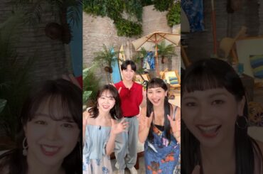 #福くん 曖昧ダンスデビュー！🕺🏝️峯岸さん、ゆきぽよさん、鈴木福さんに#シャッフルアイランド #曖昧ダンス を踊ってもらいました🫶新シーズンは7/10(木)よる10時ABEMA独占無料放送⛱️