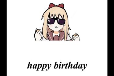 声優の大坪由佳さんの生誕を祝福するラップ　歌ってみた