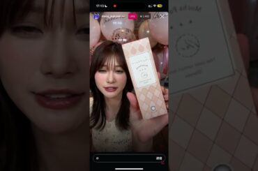生見愛瑠(めるる)のインスタライブ