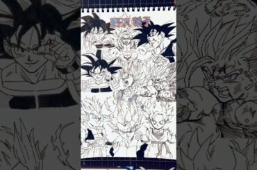 CV:野沢雅子の演じたキャラ9選描いてみた！！！#drawing #drawingchallenge #声優 #野沢雅子 #一発描き