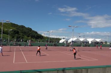 2022年IH ソフトテニス 女子個人 2回戦 林美桜・青木裕希 三重(三重) vs 植野美樹・上田直奈 畝傍(奈良)