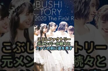 こぶしファクトリー、元メンバーが続々とファンの前に姿を表す #ハロプロ #こぶしファクトリー #井上玲音 #浜浦彩乃 #藤井梨央 #野村みな美 #和田桜子 #広瀬彩海 #shorts