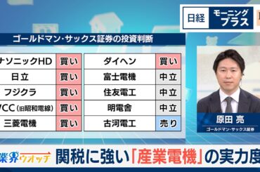 関税に強い「産業電機」の実力度【日経モープラFT】