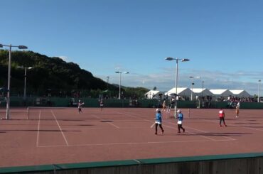 2022年IH ソフトテニス 女子個人 3回戦 林美桜・青木裕希 三重(三重) vs 西村麻央・板橋杏奈 誠修(福岡)
