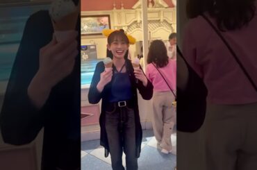 夢の国で夢みたいなことしちゃった🍦🍦 #TEAMSHACHI #秋本帆華