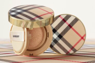 バーバリー ビューティ25年秋コスメ、“バーバリーチェック”柄パケのクッションファンデが伊勢丹新宿で - ファッションプレス