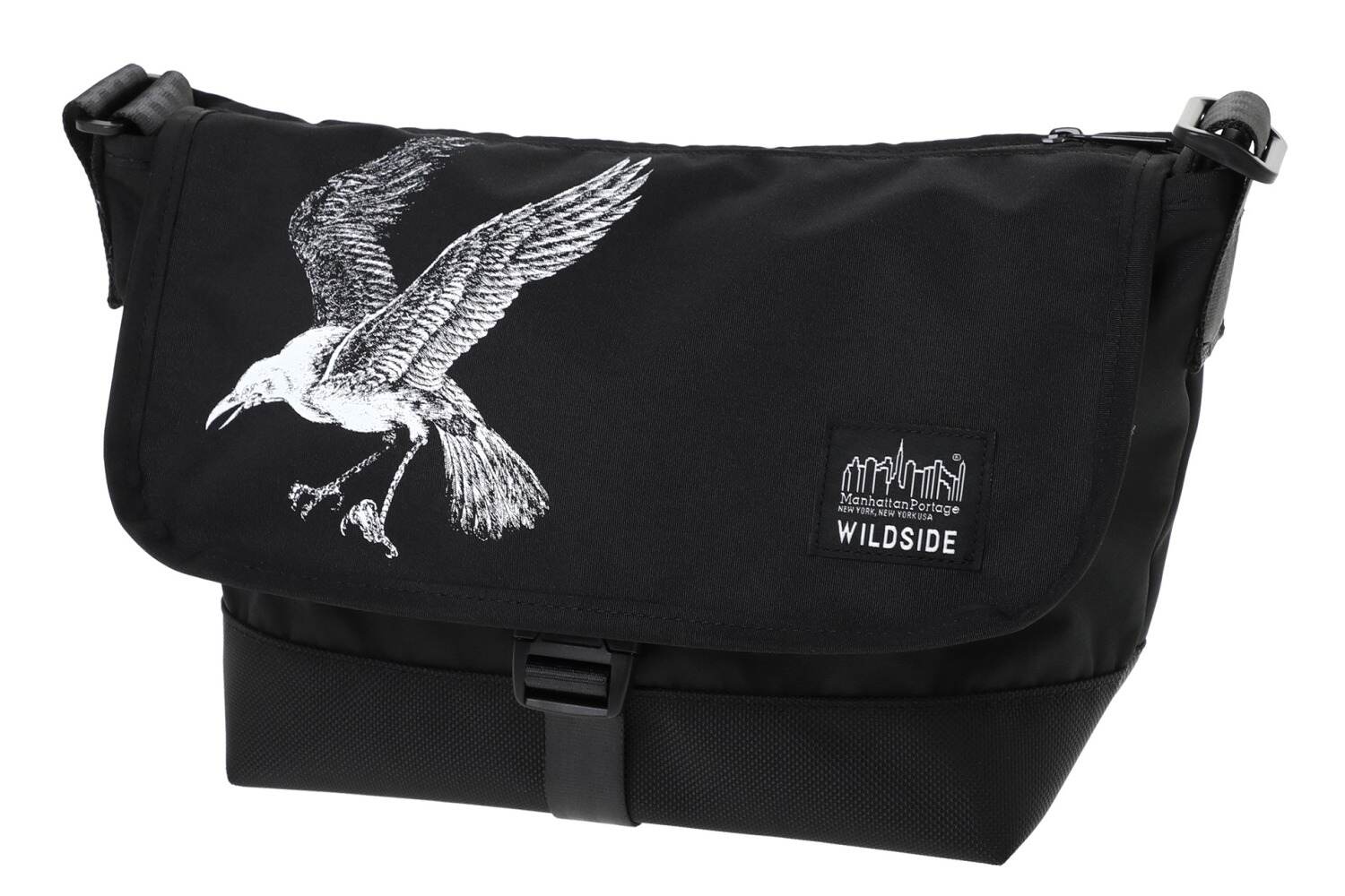 ワイルドサイド ヨウジヤマモト×マンハッタンポーテージ、“カラス”描いたメッセンジャーバッグ – ファッションプレス ワイルドサイド ヨウジヤマモト×マンハッタンポーテージ、“カラス”描いたメッセンジャーバッグ - ファッションプレス