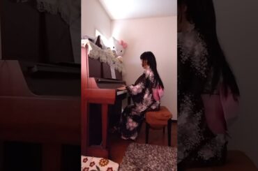 『紅い実』　CR地獄少女 ~ パチンコ オリジナル楽曲  ピアノ弾き語り　コスプレ　閻魔あい　歌詞付き字幕