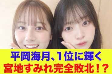 【日向坂46】宮地すみれが完全敗北！？平岡海月1位に輝く【ひなパレ】【新・日向坂ミュージックパレード】