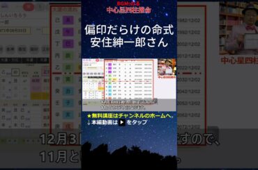「偏印」だらけの命式！★安住紳一郎さんの運勢 #安住紳一郎 #夏目三久 #あさチャン！ #日曜天国 #四柱推命 #四柱推命講座 #占い
