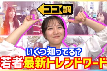 「ありがとう オリゴ糖」ジョイマンブーム再来！？「やばたにえん」「わかんのかんの菅野美穂」「期待大 平井大」若者の最新トレンドワードを原田葵アナが徹底調査！【ココ調】