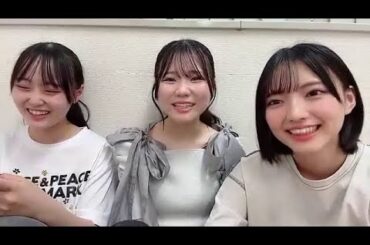 中川朋香 内田愛彩 高橋ことね 田中ミリア 木根彩呂花 (NMB48 10期研究生) SHOWROOM 2025年6月23日
