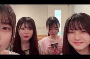 内田 愛彩 澁谷 愛紗南 永田 楓花 山口 美桜 TIF出演に向けて作戦会議 NMB48 trainee  NMB48 10期研究生