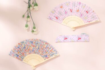 キャス キッドソン夏の和アイテム、“小花柄＆フリル付きハート”の扇子や御朱印帳 - ファッションプレス