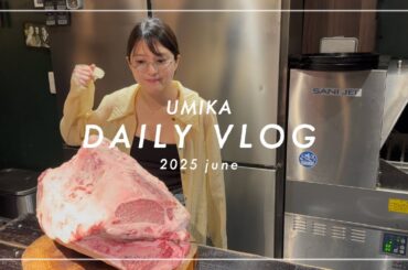 【海荷の日常vlog】ただの飯テロ動画🍚🥩ダラダラするのが大好きです〜