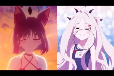 【ブルアカ】キキョウ(水着)👙🆚ヒナ