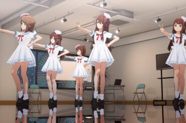 Dreaming! (雪歩ver.) 正面遠距離追跡カメラ【アイドルマスター スターリットシーズン】