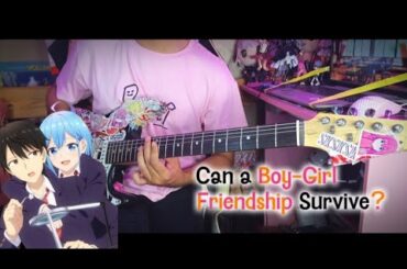 [だんじょる] OP - 質問、恋って何でしょうか？// HoneyWorks feat.犬塚日葵（CV：鈴代紗弓）ギター弾いてみた