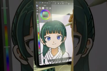 薬屋のひとりごと猫猫描いてみる