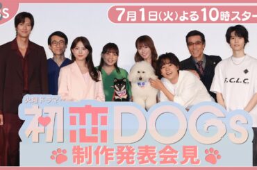 豪華出演者が勢揃い!! 劇中登場の愛犬･将軍&サクラも登壇!! 火曜ドラマ『初恋DOGs』制作発表🐾【TBS】