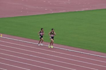 20250629125055全中通信宮崎大会1女800ｍ決2組 岩崎 寧々（1） 高千穂 宮　崎 2:54.65