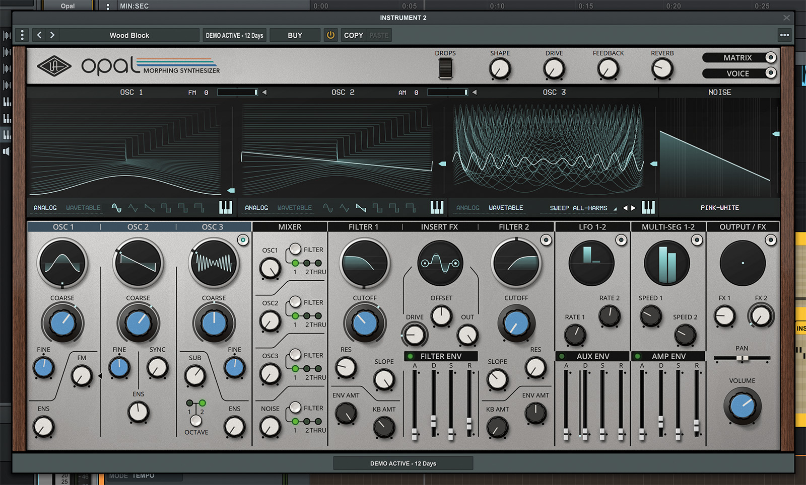 Opal Morphing Synthesizer