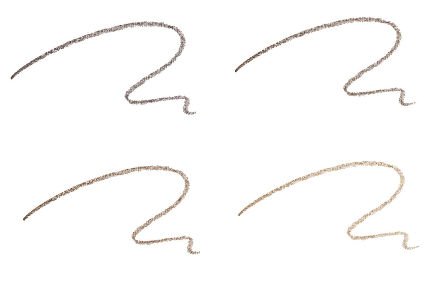 左から) RMK アイブロウ スタイラー 01、02、03、04 各3,850円(セット価格)