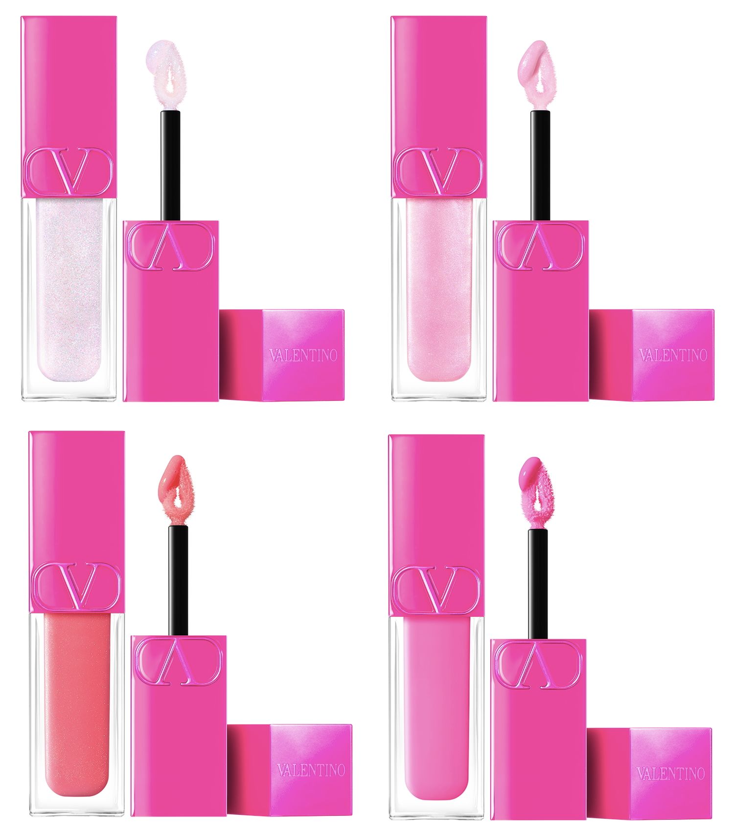 唇に輝く色をのせて。ヴァレンティノ ビューティ初のリップグロスがデビュー