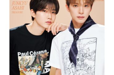 “初”の＜ユニット撮影＞＆＜ユニット表紙＞＆＜W表紙＞　JUNKYUとASAHIが活動5年目の初づくし！　TREASUREのリーダーズがそろって『NYLON JAPAN』に“初”登場！ - NYLON JAPAN