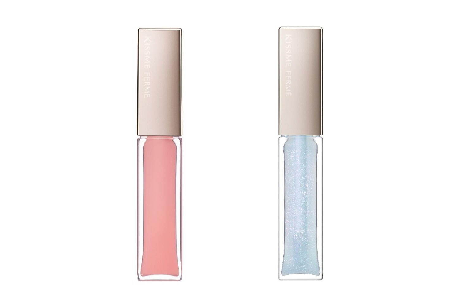 左から)「キスミー フェルム ミラーリッププランパーN」01,50 各1,430円(編集部調べ)