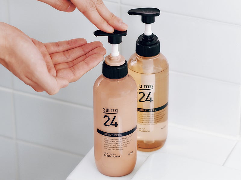 「サクセス24」モイストフィールシャンプーとコンディショナー