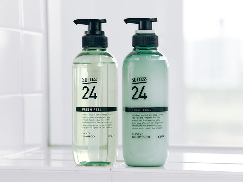 「サクセス24」のフレッシュフィールシャンプーとコンディショナー