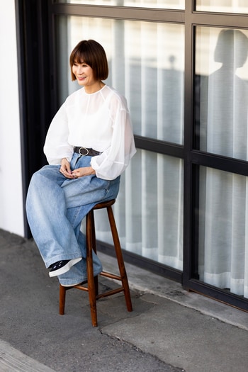 仕事とファッションに没頭した日々の先にあった「余白のような時間」。“正しさ”より“楽しさ”で選ぶ１枚のシャツとは？【ヘアメイク佐々木貞江】_img1