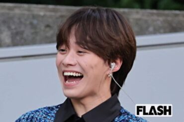 なにわ男子・大橋和也、指差し爆笑姿をキャッチ…初主演映画の番宣に100人超殺到、ファンに掛け声の “神ファンサ” も | Smart FLASH/スマフラ[光文社週刊誌]