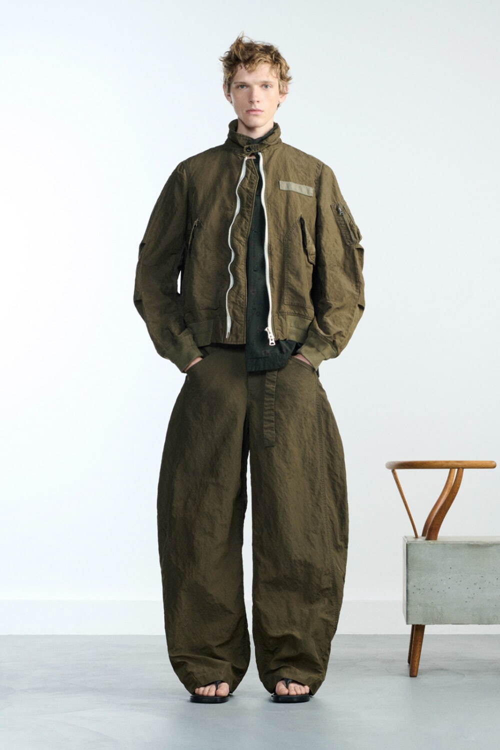 sacai 2026年春夏メンズコレクション - 日常に溶け込む装い｜写真16