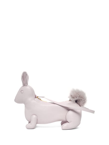 ピンクのラビットバッグ