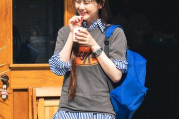 Tシャツ on シャツって意外と新鮮！夏も重ね着を楽しみましょう【FUDGE 7月号連動企画-エミリーの1ヶ月留学記 | DAY 09】 | FUDGE FRIEND | ファッション