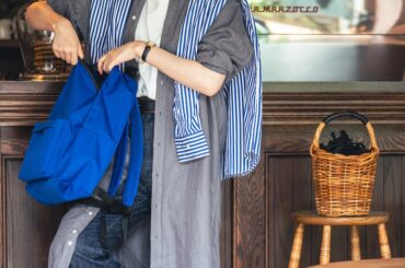 いつもの白T×デニムが見違える！シャツワンピースの重ね着術【FUDGE 7月号連動企画-エミリーの1ヶ月留学記 | DAY 03】 | FUDGE FRIEND | ファッション