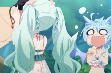 プリコネ新作アニメ！プレシアちゃん騎士くんのほっぺに「はむっ！」(声優:高尾花音 近藤玲奈 桑島法子）プリンセスコネクト!Re:Dive